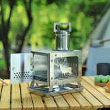 Maxbell Camping Wood Stoves Stainless Steel Wood Burning Stoves for Winter Fishing BBQ