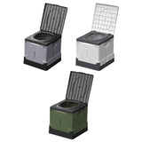 Maxbell Folding Camping Toilet Portable Toilet for Camping for Fishing Camping Beach Green