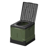 Maxbell Folding Camping Toilet Portable Toilet for Camping for Fishing Camping Beach Green