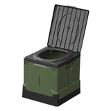 Maxbell Folding Camping Toilet Portable Toilet for Camping for Fishing Camping Beach Green