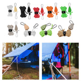 Maxbell Ratchet Pulley Rope Hanger Cord Lanyard for Gardening Camping Backpacking