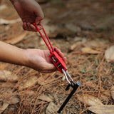 Maxbell Ratchet Pulley Rope Hanger Cord Lanyard for Gardening Camping Backpacking