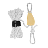 Maxbell Ratchet Pulley Rope Hanger Cord Lanyard for Gardening Camping Backpacking