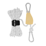 Maxbell Ratchet Pulley Rope Hanger Cord Lanyard for Gardening Camping Backpacking