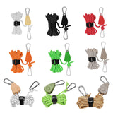 Maxbell Ratchet Pulley Rope Hanger Cord Lanyard for Gardening Camping Backpacking