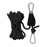 Maxbell Ratchet Pulley Rope Hanger Cord Lanyard for Gardening Camping Backpacking