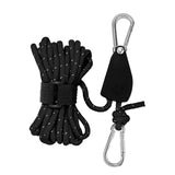 Maxbell Ratchet Pulley Rope Hanger Cord Lanyard for Gardening Camping Backpacking