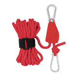 Maxbell Ratchet Pulley Rope Hanger Cord Lanyard for Gardening Camping Backpacking