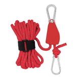 Maxbell Ratchet Pulley Rope Hanger Cord Lanyard for Gardening Camping Backpacking