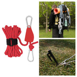 Maxbell Ratchet Pulley Rope Hanger Cord Lanyard for Gardening Camping Backpacking