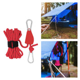 Maxbell Ratchet Pulley Rope Hanger Cord Lanyard for Gardening Camping Backpacking