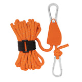 Maxbell Ratchet Pulley Rope Hanger Cord Lanyard for Gardening Camping Backpacking