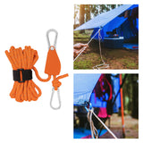 Maxbell Ratchet Pulley Rope Hanger Cord Lanyard for Gardening Camping Backpacking