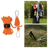 Maxbell Ratchet Pulley Rope Hanger Cord Lanyard for Gardening Camping Backpacking
