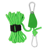 Maxbell Ratchet Pulley Rope Hanger Cord Lanyard for Gardening Camping Backpacking
