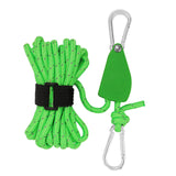 Maxbell Ratchet Pulley Rope Hanger Cord Lanyard for Gardening Camping Backpacking