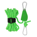 Maxbell Ratchet Pulley Rope Hanger Cord Lanyard for Gardening Camping Backpacking