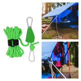 Maxbell Ratchet Pulley Rope Hanger Cord Lanyard for Gardening Camping Backpacking