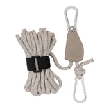 Maxbell Ratchet Pulley Rope Hanger Cord Lanyard for Gardening Camping Backpacking