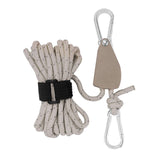 Maxbell Ratchet Pulley Rope Hanger Cord Lanyard for Gardening Camping Backpacking