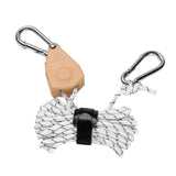 Maxbell Ratchet Pulley Rope Hanger Cord Lanyard for Gardening Camping Backpacking