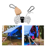 Maxbell Ratchet Pulley Rope Hanger Cord Lanyard for Gardening Camping Backpacking