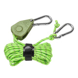 Maxbell Ratchet Pulley Rope Hanger Cord Lanyard for Gardening Camping Backpacking