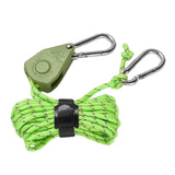 Maxbell Ratchet Pulley Rope Hanger Cord Lanyard for Gardening Camping Backpacking