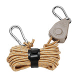 Maxbell Ratchet Pulley Rope Hanger Cord Lanyard for Gardening Camping Backpacking