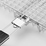 Maxbell Barbecue Fish Grilling Basket Barbecue Grill Basket for Picnic Camping Party