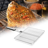 Maxbell Barbecue Fish Grilling Basket Barbecue Grill Basket for Picnic Camping Party