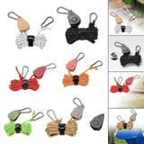 Maxbell Ratchet Hanger Rope Hanger Fast Locking Non Slip Secure Heavy Duty Wind Rope White