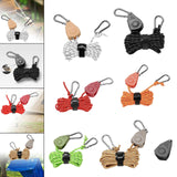 Maxbell Ratchet Hanger Rope Hanger Fast Locking Non Slip Secure Heavy Duty Wind Rope White