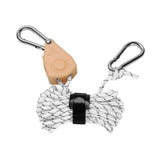 Maxbell Ratchet Hanger Rope Hanger Fast Locking Non Slip Secure Heavy Duty Wind Rope White