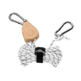 Maxbell Ratchet Hanger Rope Hanger Fast Locking Non Slip Secure Heavy Duty Wind Rope White