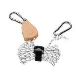 Maxbell Ratchet Hanger Rope Hanger Fast Locking Non Slip Secure Heavy Duty Wind Rope White