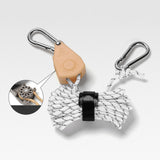 Maxbell Ratchet Hanger Rope Hanger Fast Locking Non Slip Secure Heavy Duty Wind Rope White