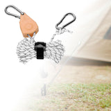 Maxbell Ratchet Hanger Rope Hanger Fast Locking Non Slip Secure Heavy Duty Wind Rope White