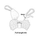 Maxbell Ratchet Hanger Rope Hanger Fast Locking Non Slip Secure Heavy Duty Wind Rope Black