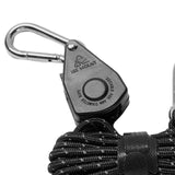 Maxbell Ratchet Hanger Rope Hanger Fast Locking Non Slip Secure Heavy Duty Wind Rope Black