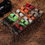 Maxbell Ratchet Hanger Rope Hanger Fast Locking Non Slip Secure Heavy Duty Wind Rope Red