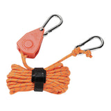 Maxbell Ratchet Hanger Rope Hanger Fast Locking Non Slip Secure Heavy Duty Wind Rope Orange