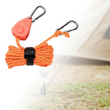 Maxbell Ratchet Hanger Rope Hanger Fast Locking Non Slip Secure Heavy Duty Wind Rope Orange