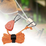 Maxbell Ratchet Hanger Rope Hanger Fast Locking Non Slip Secure Heavy Duty Wind Rope Orange