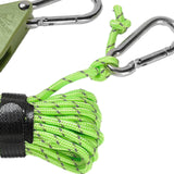 Maxbell Ratchet Hanger Rope Hanger Fast Locking Non Slip Secure Heavy Duty Wind Rope Green