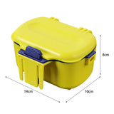 Maxbell Fishing Lure Box Multipurpose Organizer Breathable Portable Fishing Worm Box