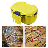 Maxbell Fishing Lure Box Multipurpose Organizer Breathable Portable Fishing Worm Box