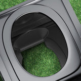 Maxbell Folding Camping Toilet Portable Toilet for Camping for Long Trips Hiking Car Green