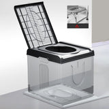 Maxbell Folding Camping Toilet Portable Toilet for Camping for Long Trips Hiking Car Green