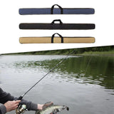 Maxbell Fishing Rod Case with Handle Portable Fishing Rod Organizer Fishing Gear Bag Blue